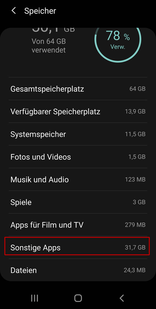 Android-Handy-Speicher-voll-Gerätewartung-8