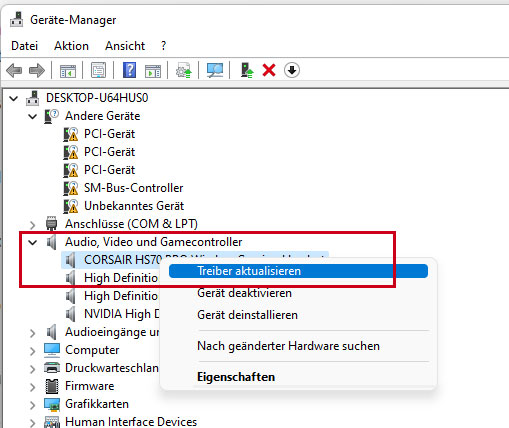 Soundtreiber-aktualisieren