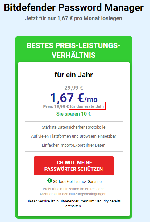 Bitdefender-Preis-Beispiel